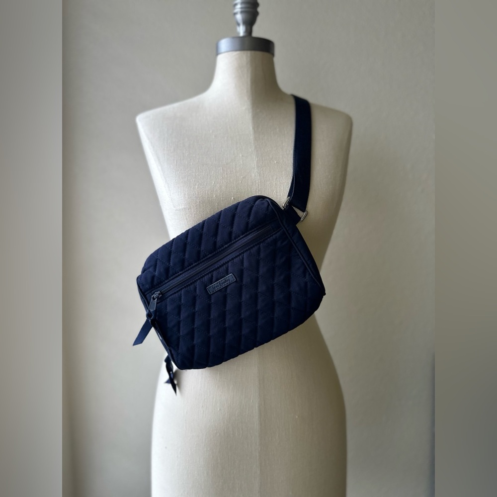 Vera Bradley Navy Quilted Crossbody Bag